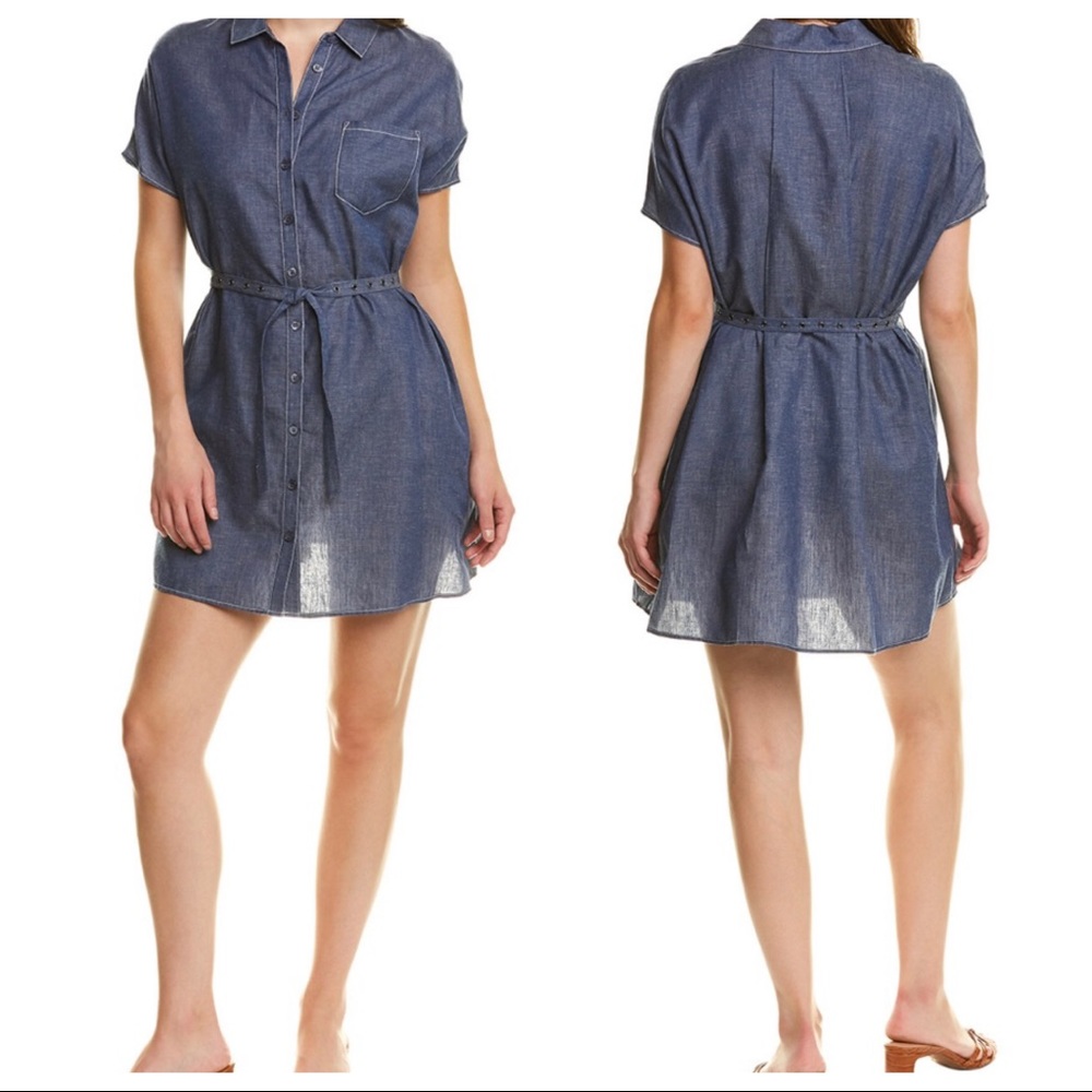 TseSay Denim Wash Shirt Dress, NWT